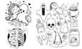 make a cute and spooky tattoo design from your idea