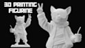 sculpt 3d print stylized character model, statue, mascot, chibi, toys, figures