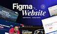do figma website design, UI UX design, website mockup, figma design