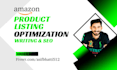 do professional SEO amazon listing optimization and fba product descriptions
