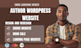 design author website, ebook website, portfolio website, book author website wix