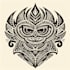 design a polynesian maori tribal tattoo