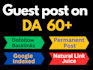 do da 50 guest post instant, google index guaranteed