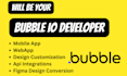 your bubble io developer, bubble web app developer and bubble io apps