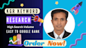 do kgr keyword research to rank your website on google
