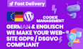 make your website gdpr, dsgvo, bfsg compliant,