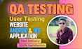 professional QA testing app,website for bugs and usability