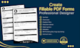 create fillable pdf form professionally