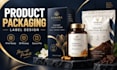 design professional product packaging and labels