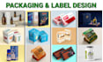 do professional product label and box design