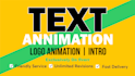 create custom kinetic typography animated video