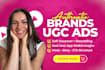 create ugc videos in italian, english and russian