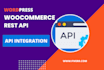 do API integration, API development, wordpress API, woocommerce API, rest API