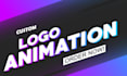 create a custom logo intro animation