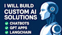 build custom ai solutions, chatbots, gpt apps with langchain