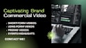 create a captivating brand commercial video