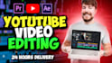 do professional youtube video editing