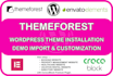 do themeforest wordpress theme installation, demo import, connect domain