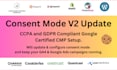 setup google consent mode v2, cookie consent implementation with GTM, gdpr, ccpa