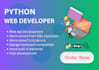 develop your web app using django python
