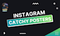 design an eye catching instagram poster, flyer, photoshop
