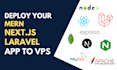deploy mern, laravel, next, react projects to vps setup