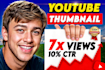 design attractive eye catchy youtube thumbnail