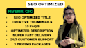 write complete gigs with SEO description to get higher sales