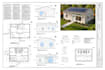 city permit blueprints 2d floor plan shed, adu, garage, deck