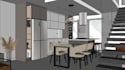 do architectural 3d model on sketchup