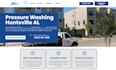 design cleaning service website, pressure washing website