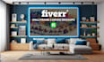 wall frame canvas mockups for your artwork
