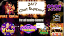 provide 24 hours customer chat support services for online games
