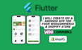 convert woocommerce or shopify website into android and ios mobile app