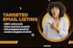 build niche targeted email list for email marketing