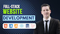 build custom website as full stack website developer, front end developer