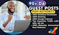 publish guest posts dofollow links high da 90