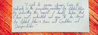 handwrite any envelopes and cards you want with letters