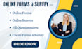 create online surveys, fill online survey, google form, research questionnaires