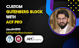 build custom gutenberg block with acf pro