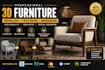 create 3d furniture modeling, texturing, and realistic rendering