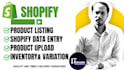 manually upload shopify product listing, import, or upload list, add products