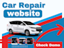 create a car repair website, car servicing website, auto repair website