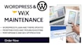 provide top notch wix and wordpress website maintenance
