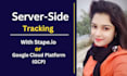 do server side tracking with stape or google cloud platform via GTM
