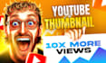 do viral youtube thumbnail, gaming thumbnail, to boost CTR