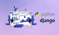 do python and django websites as a full stack developer