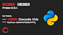 create a message decoder and encoder using python