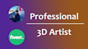 be your 3d artist