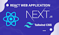 make a website using tailwind, react and nextjs